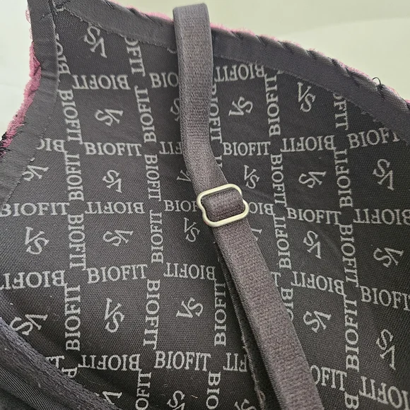 Belly Dance Victoria's Secret Pink And Grey Floral Embroidered Push-Up Bra - Picture 6 of 6